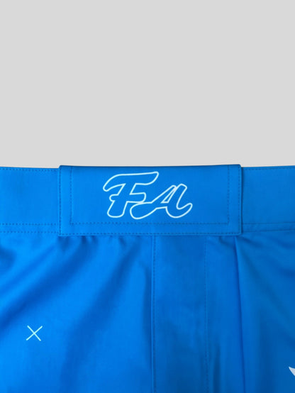 FA - "HYBRID" Muay Thai/Kickboxing Shorts (BLUE)