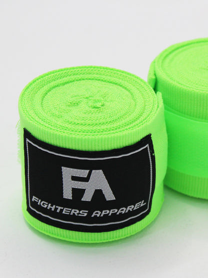 FA  4.5m Boxing Hand Wraps (Lime Green)