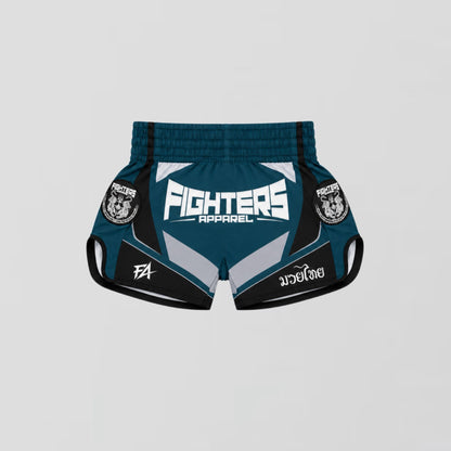 FA - "APEX" Muay Thai Shorts (TEAL BLUE)
