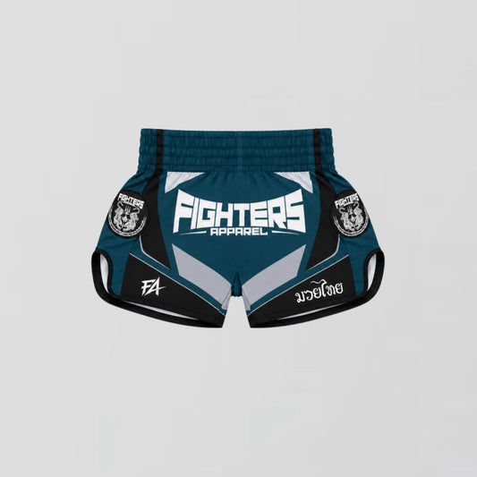 FA - "APEX" Muay Thai Shorts (TEAL BLUE)