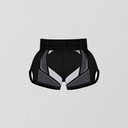 FA - "APEX" Muay Thai Shorts (BLACK/GREY)